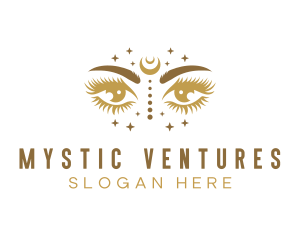 Mystical Cosmic Eyes logo design