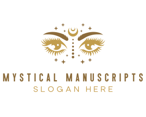 Mystical Cosmic Eyes logo design