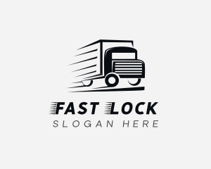 Fast Truck Delivery  logo design