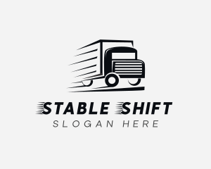 Fast Truck Delivery  logo design