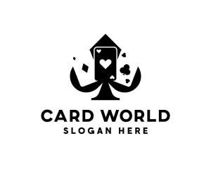 Spade Playing Card logo
