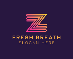 Modern Zigzag Line Letter Z Logo