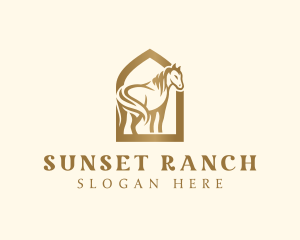 Equestrian Horse Ranch logo