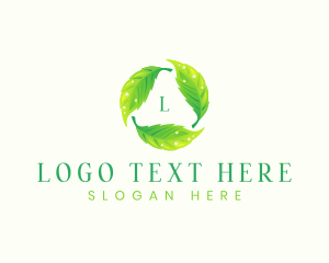 Eco Leaf Nature Logo