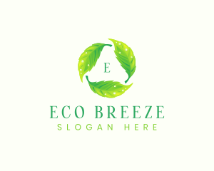 Eco Leaf Nature logo design