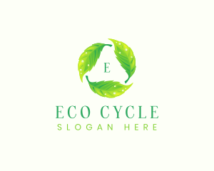 Eco Leaf Nature logo design