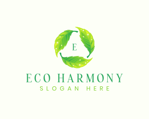 Eco Leaf Nature logo design