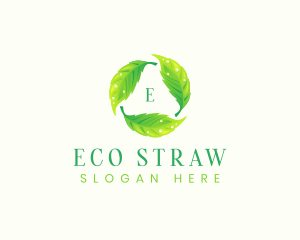 Eco Leaf Nature logo design