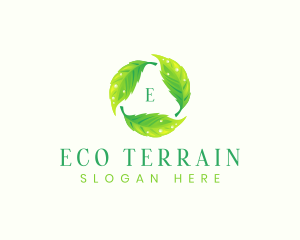 Eco Leaf Nature logo design