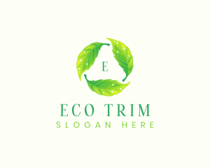 Eco Leaf Nature logo design