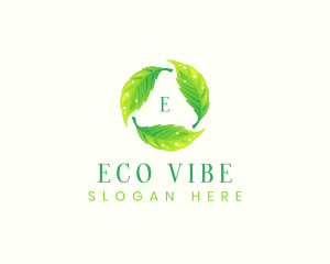 Eco Leaf Nature logo design