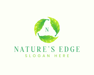 Eco Leaf Nature logo design