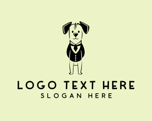 Puppy Dog Tuxedo Logo