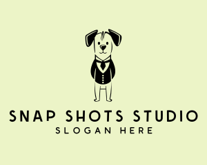 Puppy Dog Tuxedo Logo