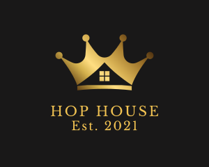 Golden Crown House logo design