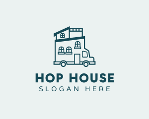 Motor Home House logo design