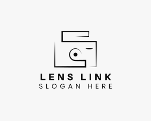 Camera Lens Photography logo design