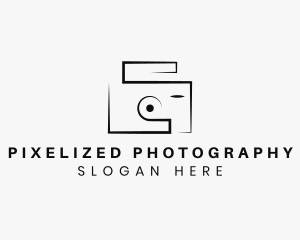 Camera Lens Photography logo design