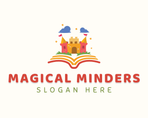 Magical Book Castle logo design