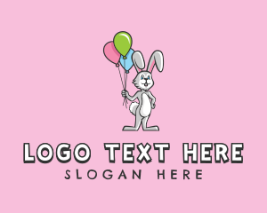 Balloon Bunny Rabbit logo