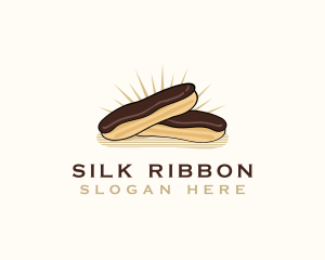 Chocolate Eclair Dessert logo design