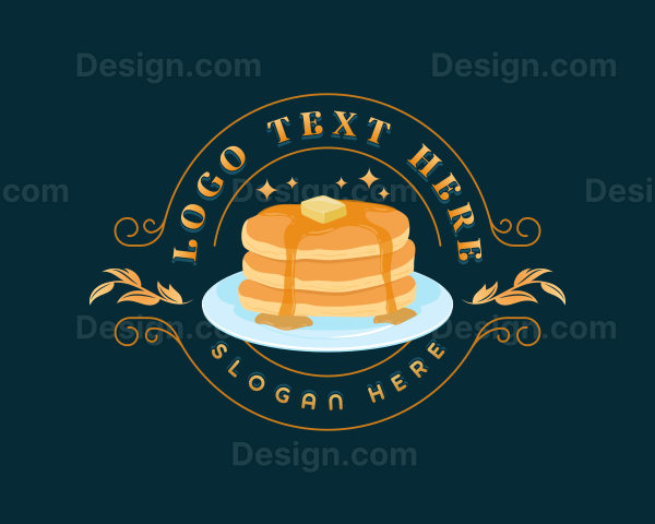 Sweet Breakfast Pancake Logo