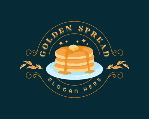 Breakfast Pancake Cafe logo design