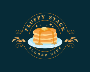 Breakfast Pancake Cafe logo design