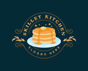 Sweet Breakfast Pancake logo design