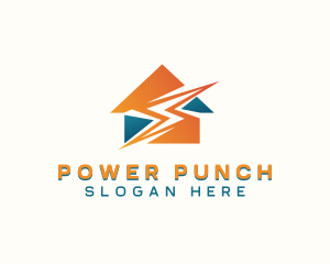 Thunder Power Electrician logo design