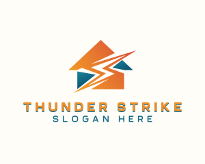 Thunder Power Electrician logo design