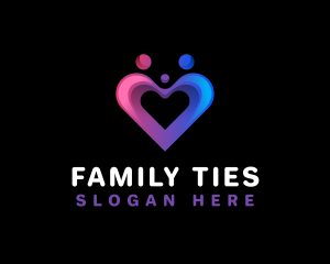 Family Heart Parenting logo design