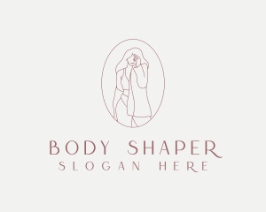 Curvy Female Model logo design