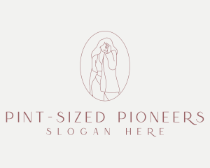 Curvy Female Model logo design