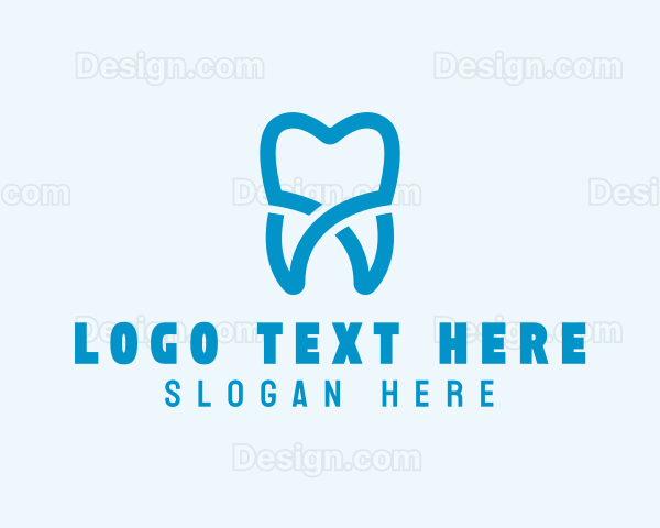 Dental Molar Tooth Logo