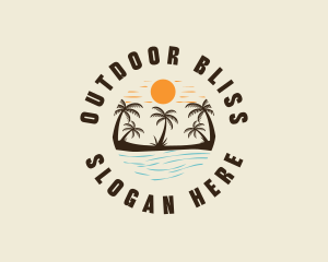 Ocean Beach Travel logo design