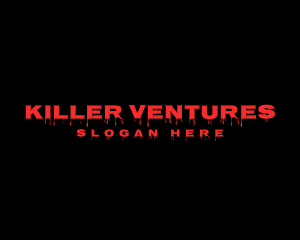 Scary Blood Drip Business logo