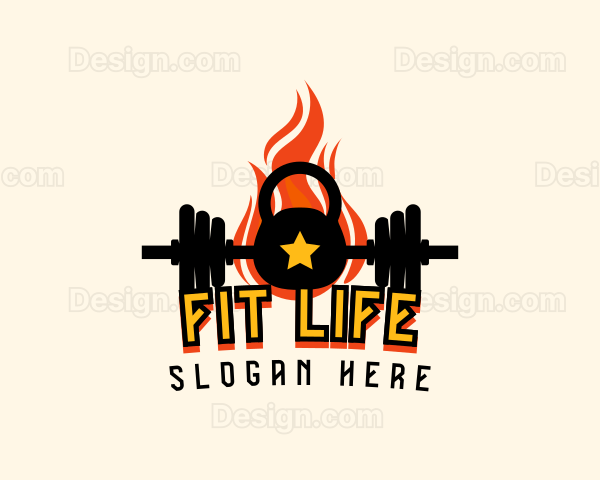 Fire Kettlebell Gym Logo