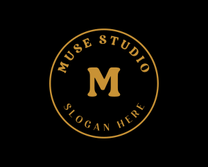 Luxurious Fashion Boutique Studio logo design