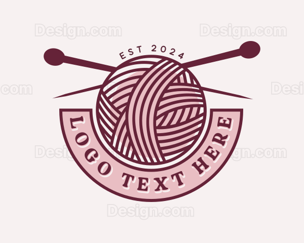 Handcrafted Yarn Embroidery Logo