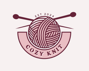 Handcrafted Yarn Embroidery logo design