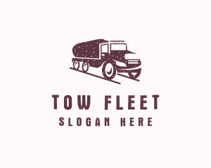 Tank Truck Transport logo design