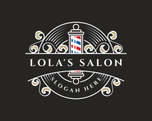 Salon Haircut Barbershop logo design