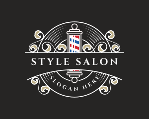 Salon Haircut Barbershop logo design