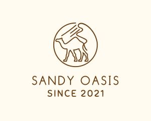 Desert Camel Travel logo design