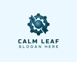 Industrial Gear Cog logo design