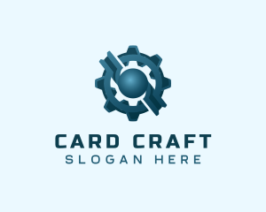 Industrial Gear Cog logo design