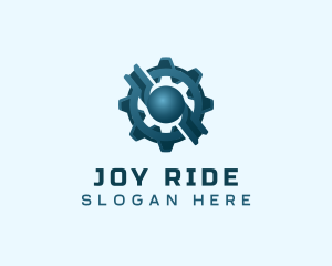 Industrial Gear Cog logo design