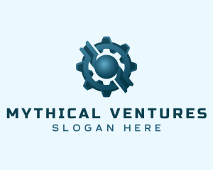 Industrial Gear Cog logo design