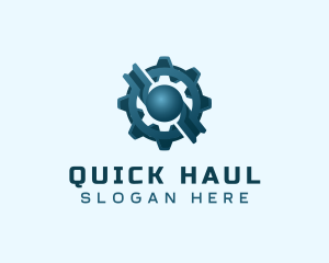 Industrial Gear Cog logo design